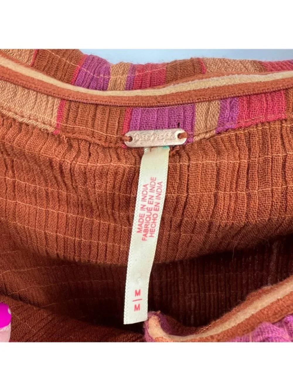 Free People Giving Me Butterflies Striped Top Women's Medium